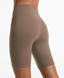 OYSHO Леггинсы-велосипедки полиамидные хлопковые с высокой посадкой 20 см, ладан