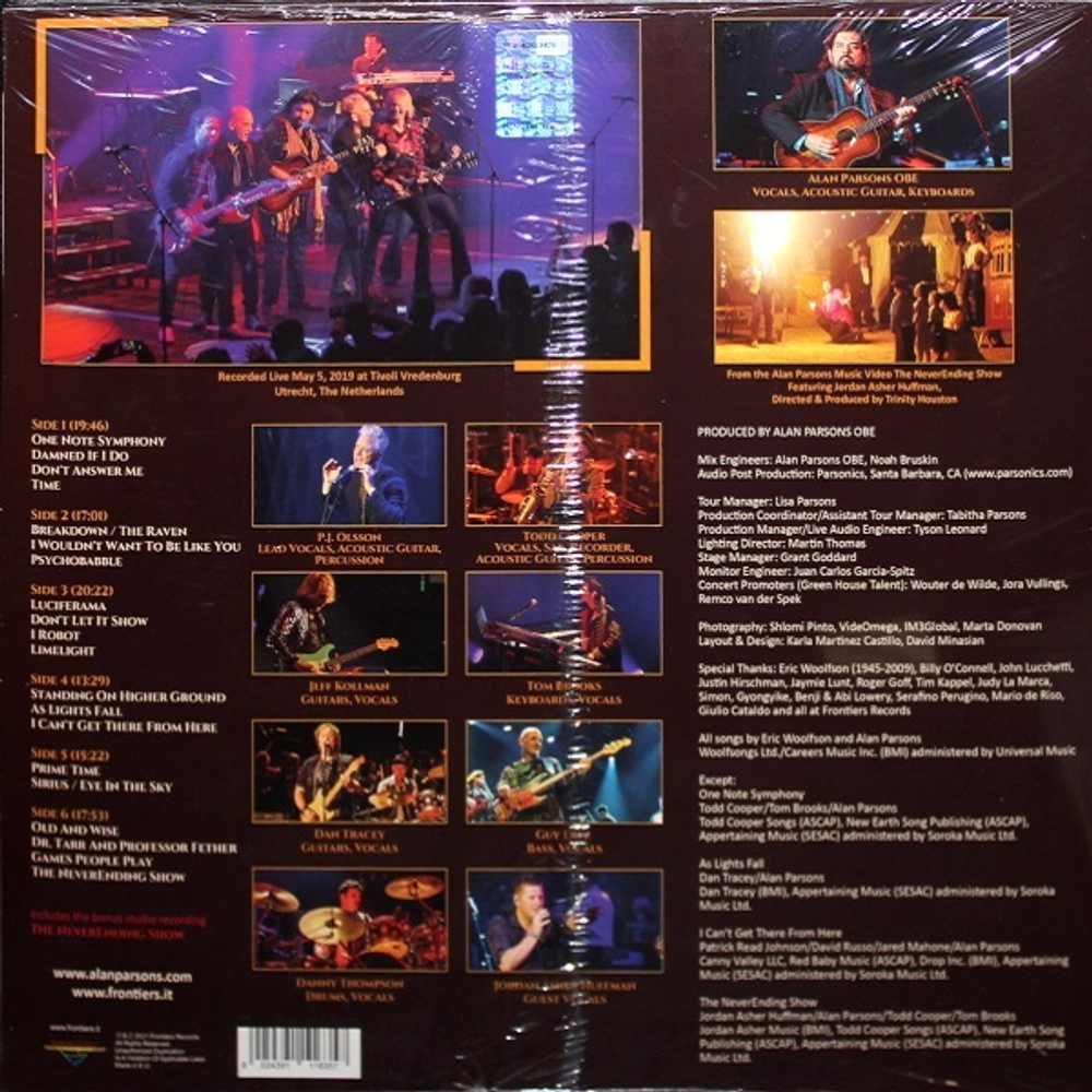 Alan Parsons / The NeverEnding Show (Live In The Netherlands)(3LP)