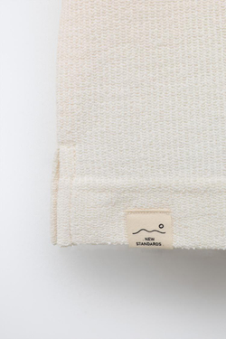 ZARA РУБАШКА С ОТЛОЖНЫМ ВОРОТНИКОМ, ЭКРЮ