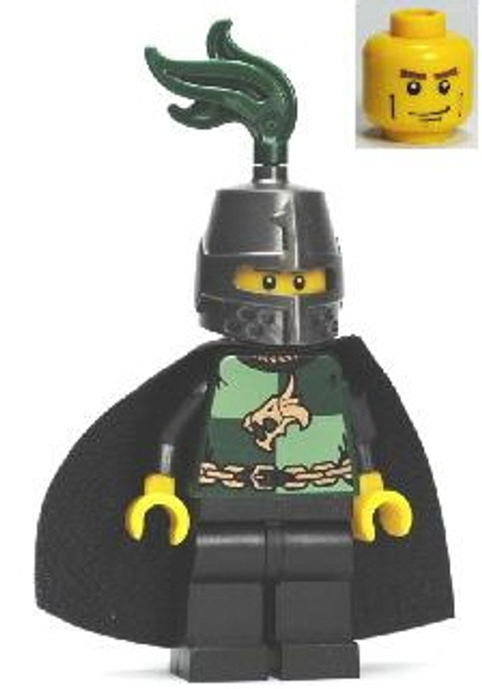 Минифигурка LEGO cas464 Рыцарь Зеленого дракона