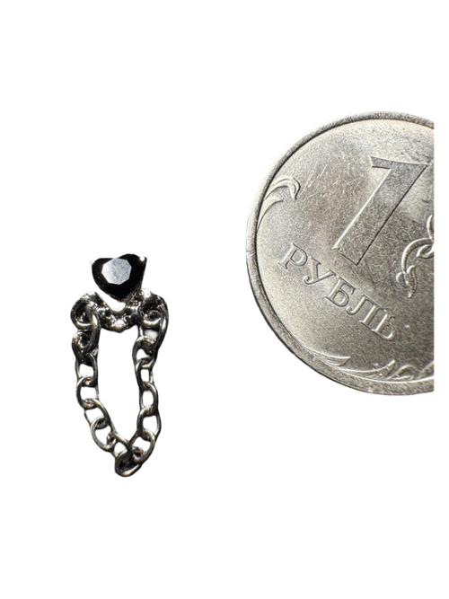 Сердце с цепью Pink House