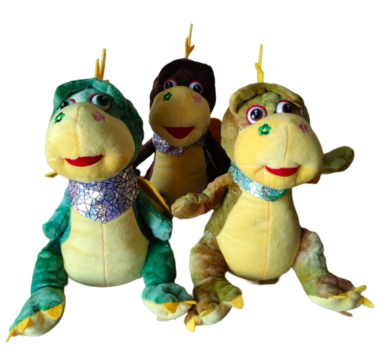 Интерактивная мягкая игрушка " Дракончик с крыльями " , 26 см