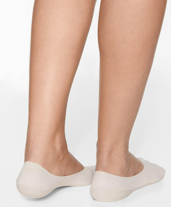 OYSHO Две пары носков-следков из смесовой микрофибры со средним вырезом, светлый экрю