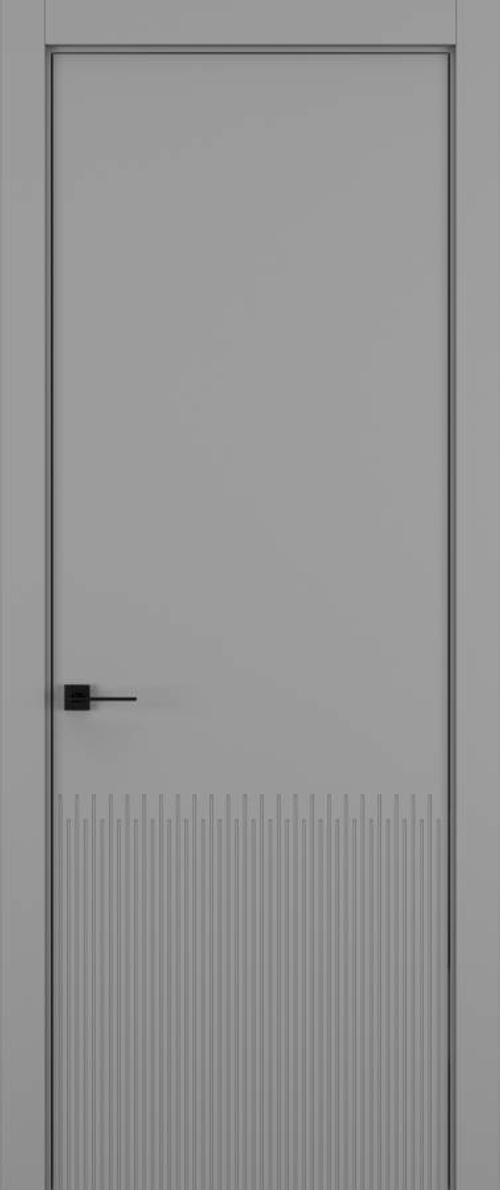 Дверь 5 VERTICAL Матовый Светло-серый