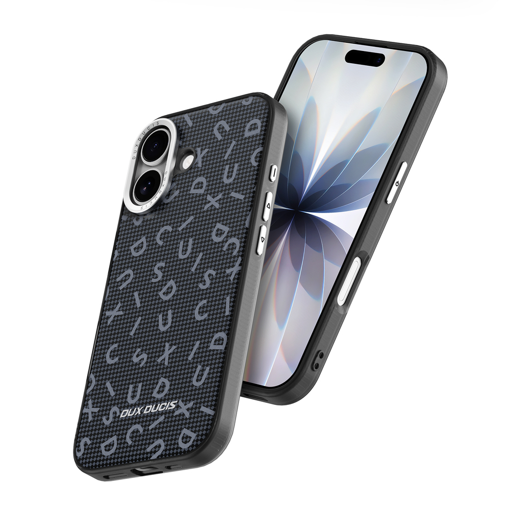 Чехол с MagSafe черного цвета от Dux Ducis для iPhone 17, серия Moro Series Magnetic Case