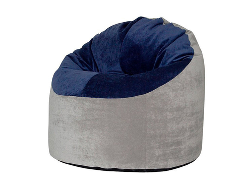 Кресло Пенек серо-синий