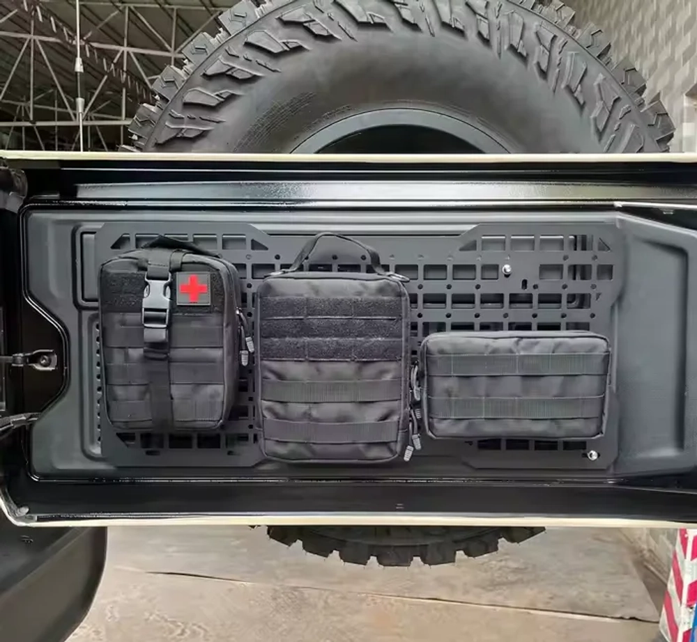 Molle панель на заднюю дверь для Jeep Wrangler JL 2018-2024+ Джип Вранглер органайзер