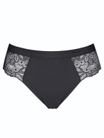 Трусики-слипы с кружевом Belle-Cotton (Размер: L) (Цвет: черный)