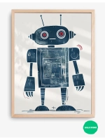 Постер в детскую мальчику 30х40 см декор на стену