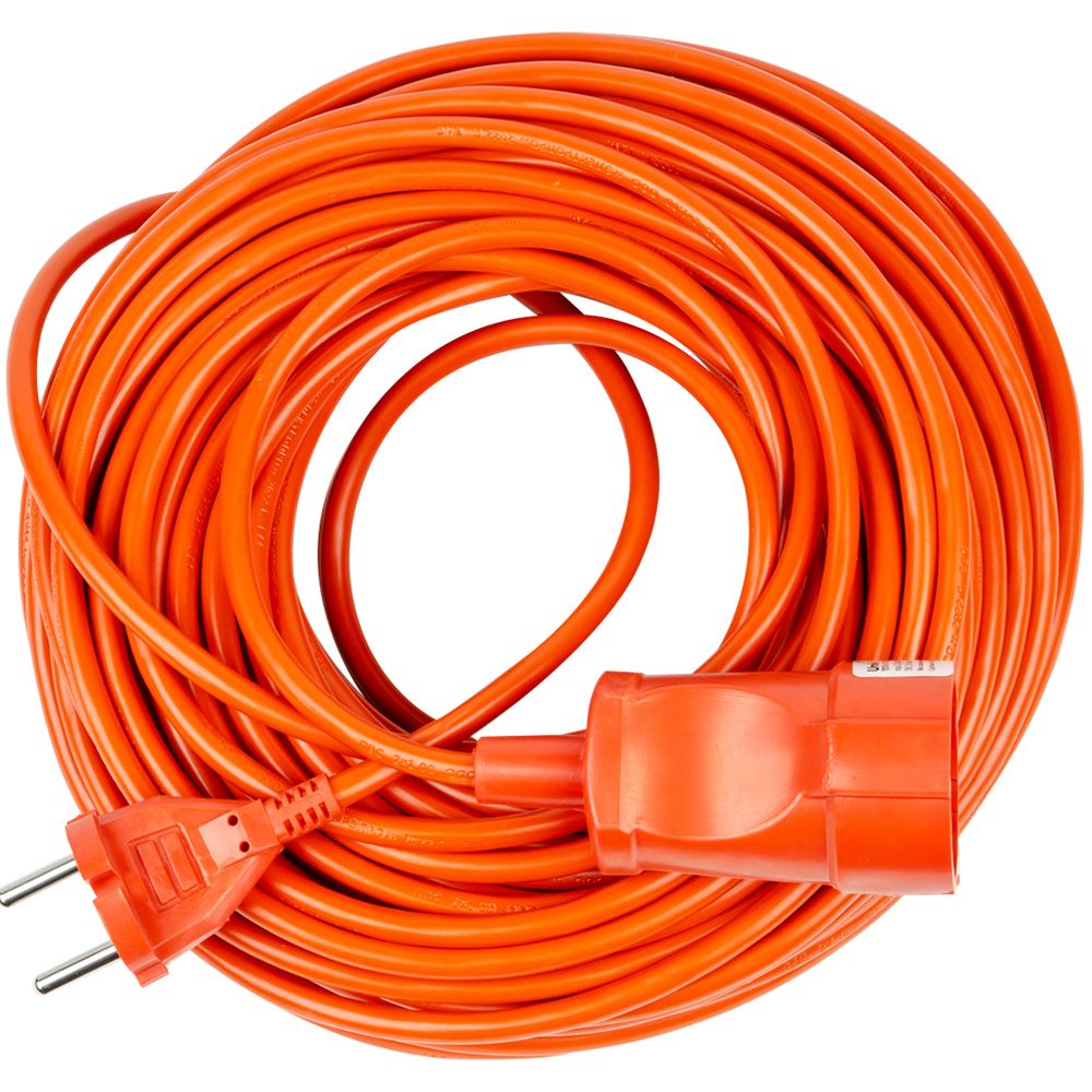 YX10-101 -UCK-1N-2x1.00-30M-O ORANGE Удлинитель силовой в бухте. б-з. 1гнездо. 30м ПВС 2х1.00. 10A. Оранжевый. TМ Uniel