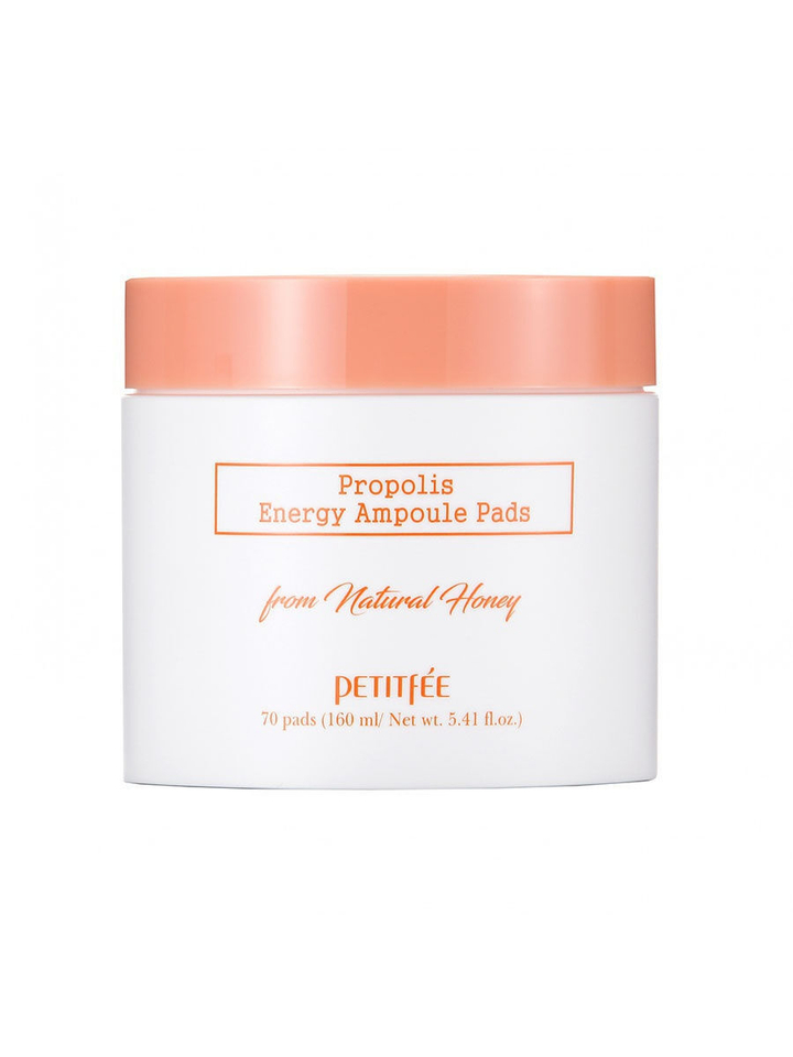 Пады питательные успокаивающие подушечки Petitfee с прополисом 70 шт