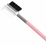 Щёточка для бровей и ресниц «Beauty Bar», цвет розовый, 15см