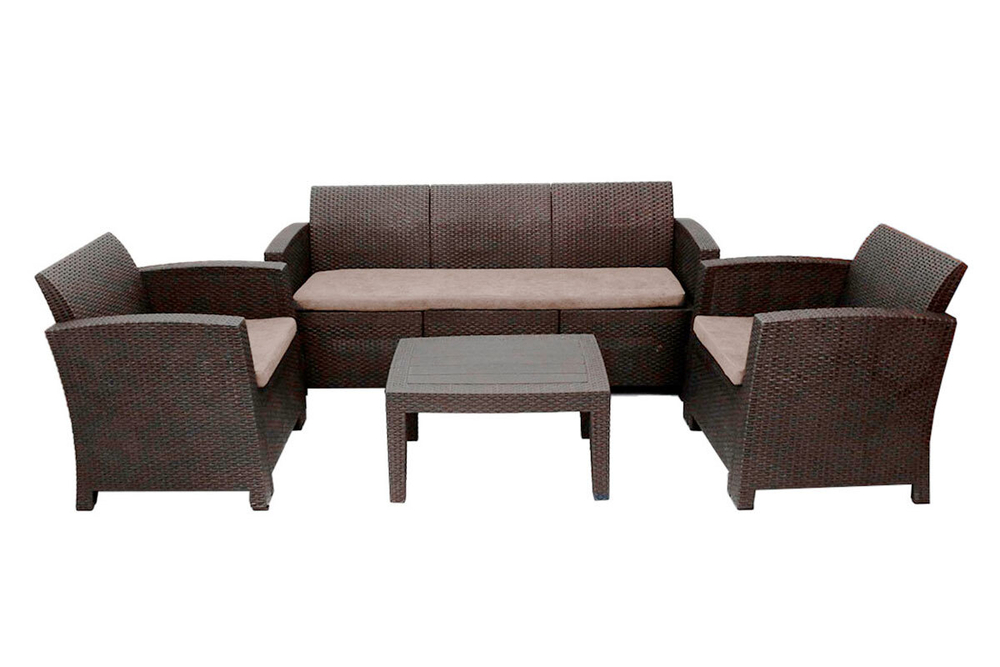 Комплект мебели B:Rattan Arizona Set Max (на 5 персон), венге