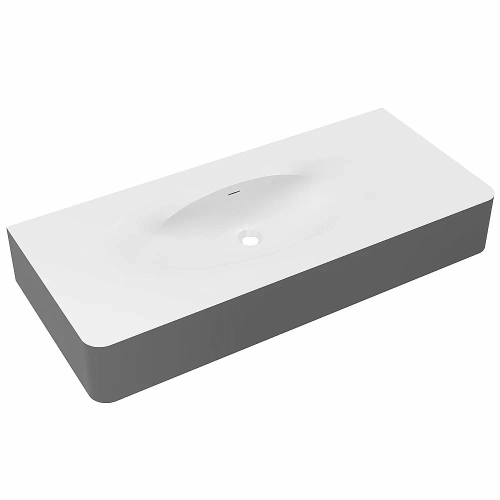 Раковина Vincea Caprise VCB-4CA120MWG белый матовый/серый матовый