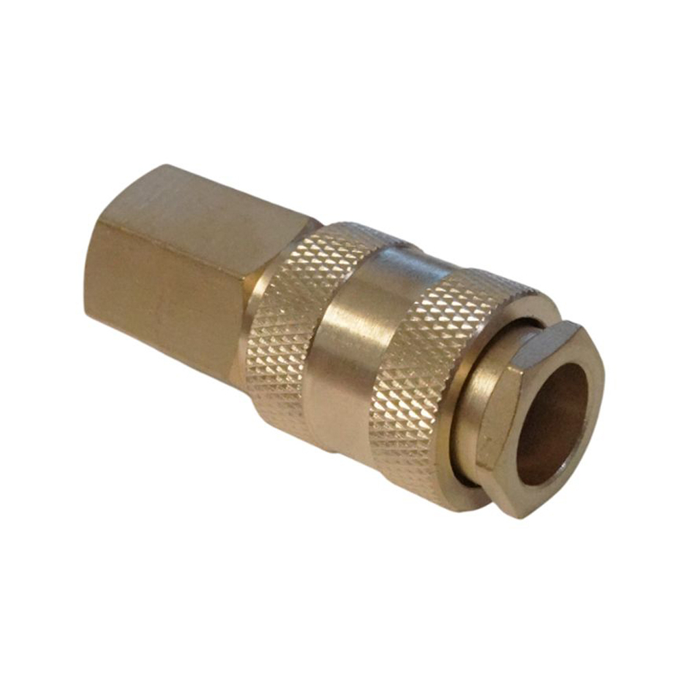 WDK-30SFB Быстроразъемное соединение пневматическое с внутренней резьбой 3/8" BSPT, латунь