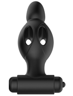 Черная анальная вибропробка Mr.Play - 11,8 см. (Цвет: черный)