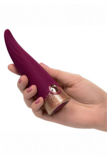 Фантазийный вибромассажер Starstruck Fling - 14 см. (Цвет: фиолетовый)