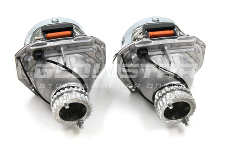 Aozoom SR-711 биксеноновые линзы для цоколя фары Н4 под лампу D2, 3.0 дюйма (комплект, 2шт)