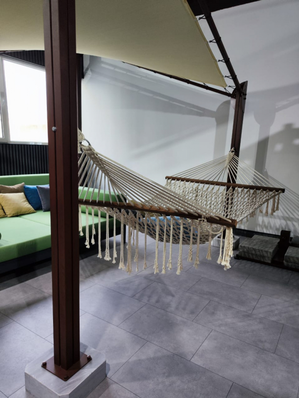 Навес квадратный Theumbrela Semsiye Evi Butterfly, бежевый