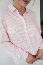 Блузка женская в лимоны М-1352