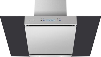 Кухонная вытяжка MAUNFELD Gloria 90 нержавеющая сталь\черное стекло