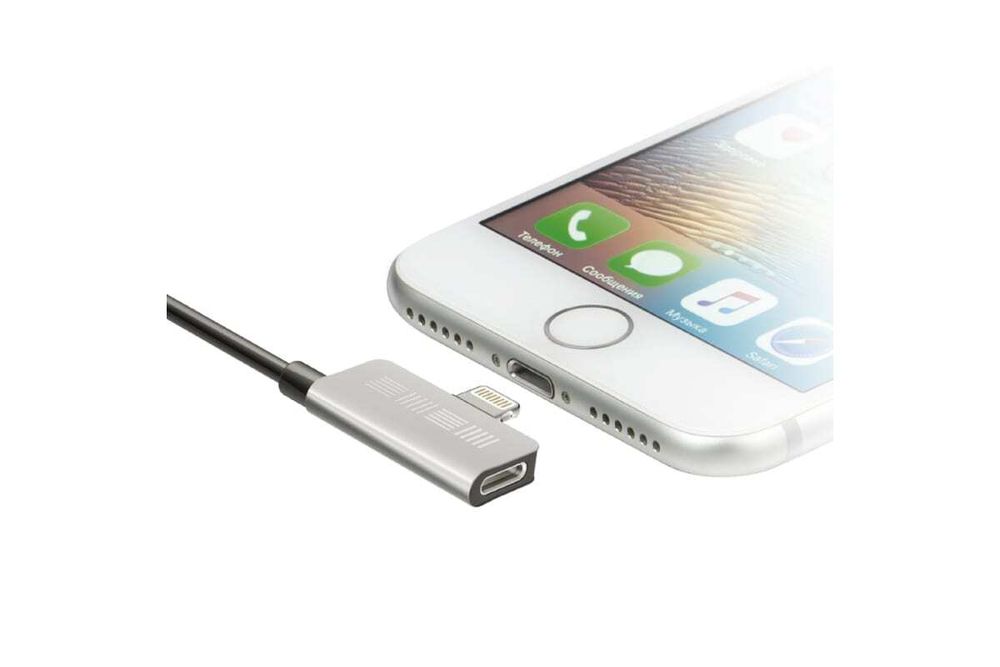 Interstep Lightning, ChargeN Listen,0,2м,Bk/Slv,TPE,мет.кон Кабель