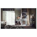 Шкаф - IKEA PAX/ПАКС ИКЕА, 58х150х236,4 см, белый