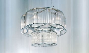 replica Stilio Tischleuchte Messing 7+4 rings