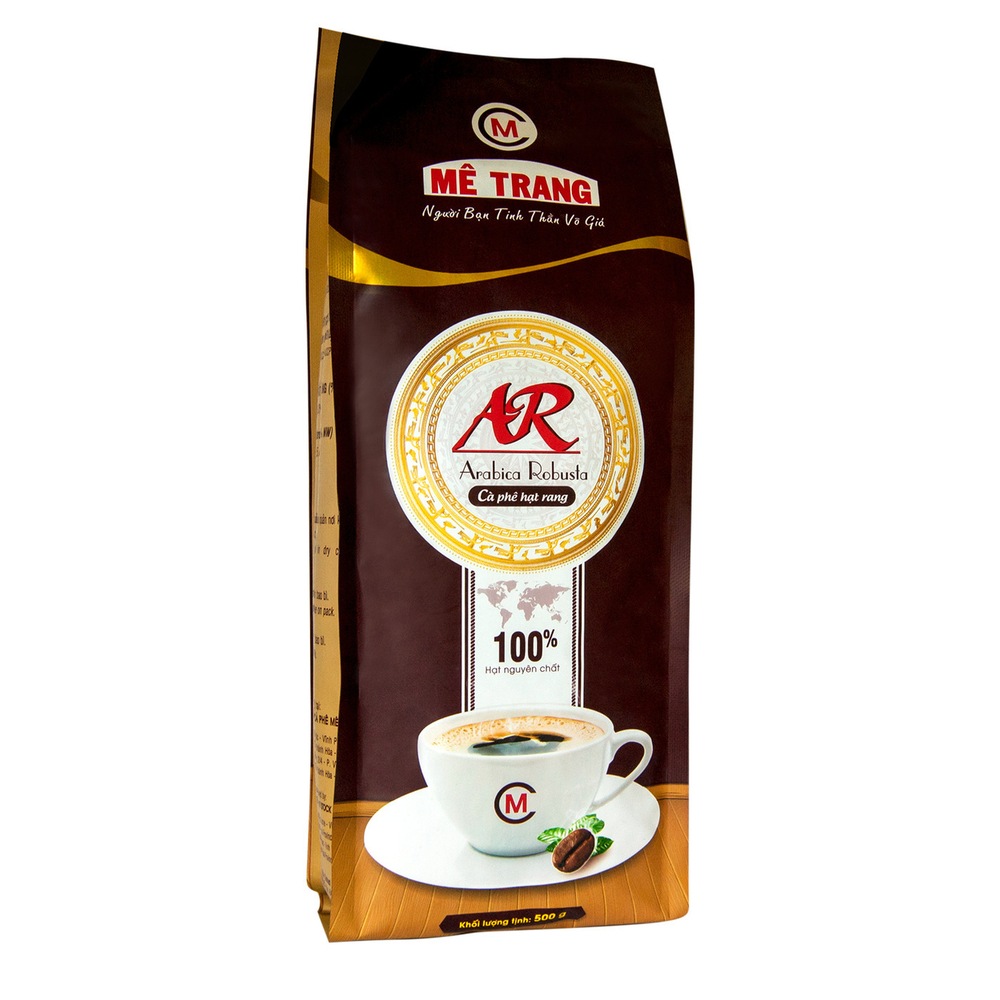 Вьетнамский кофе в зёрнах Me Trang Арабика-Робуста (AR), 500 г