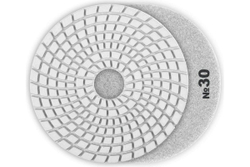 Алмазный гибкий шлифовальный круг для мокрого шлифования ЗУБР 125 мм, №30 29867-030
