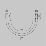 Магнитный трековый светильник Maytoni TAU TR154-1-27W4K-BS