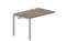 стол Strike 1180х780х750мм (2 громмета) - приставной элемент