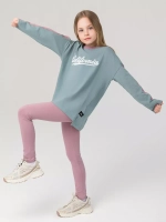 Спортивный костюм для девочки на весну с леггинсами