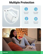 Сетевое зарядное устройство Ugreen CD319-15326 White (15326)