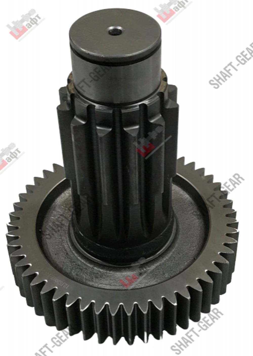 12JS200T-1707051 - Вал промежуточный демультипликатора (короткий) на КПП