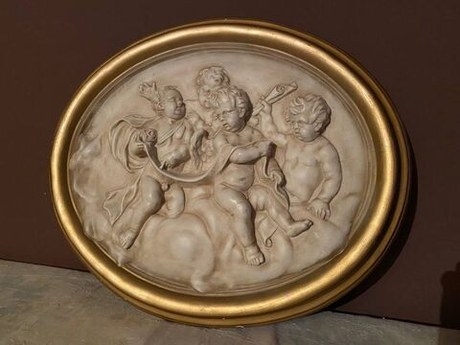 Винтаж: Старинный барельеф