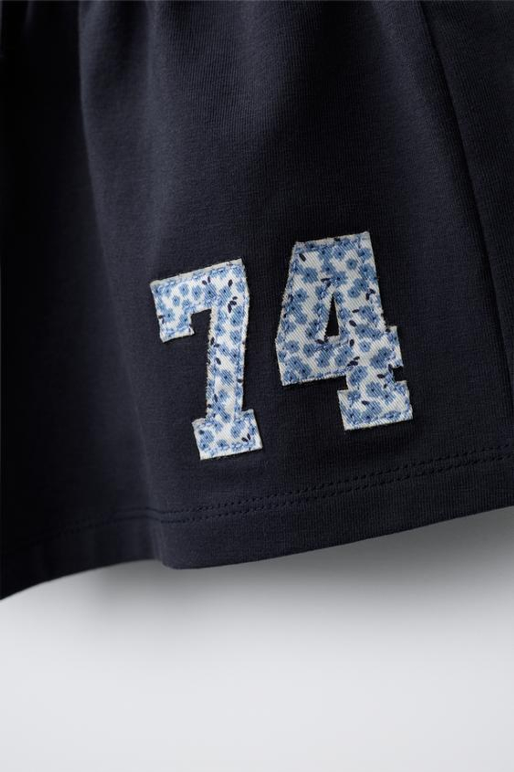 ZARA ШОРТЫ ИЗ ПЛОТНОЙ ТКАНИ, СИНИЙ