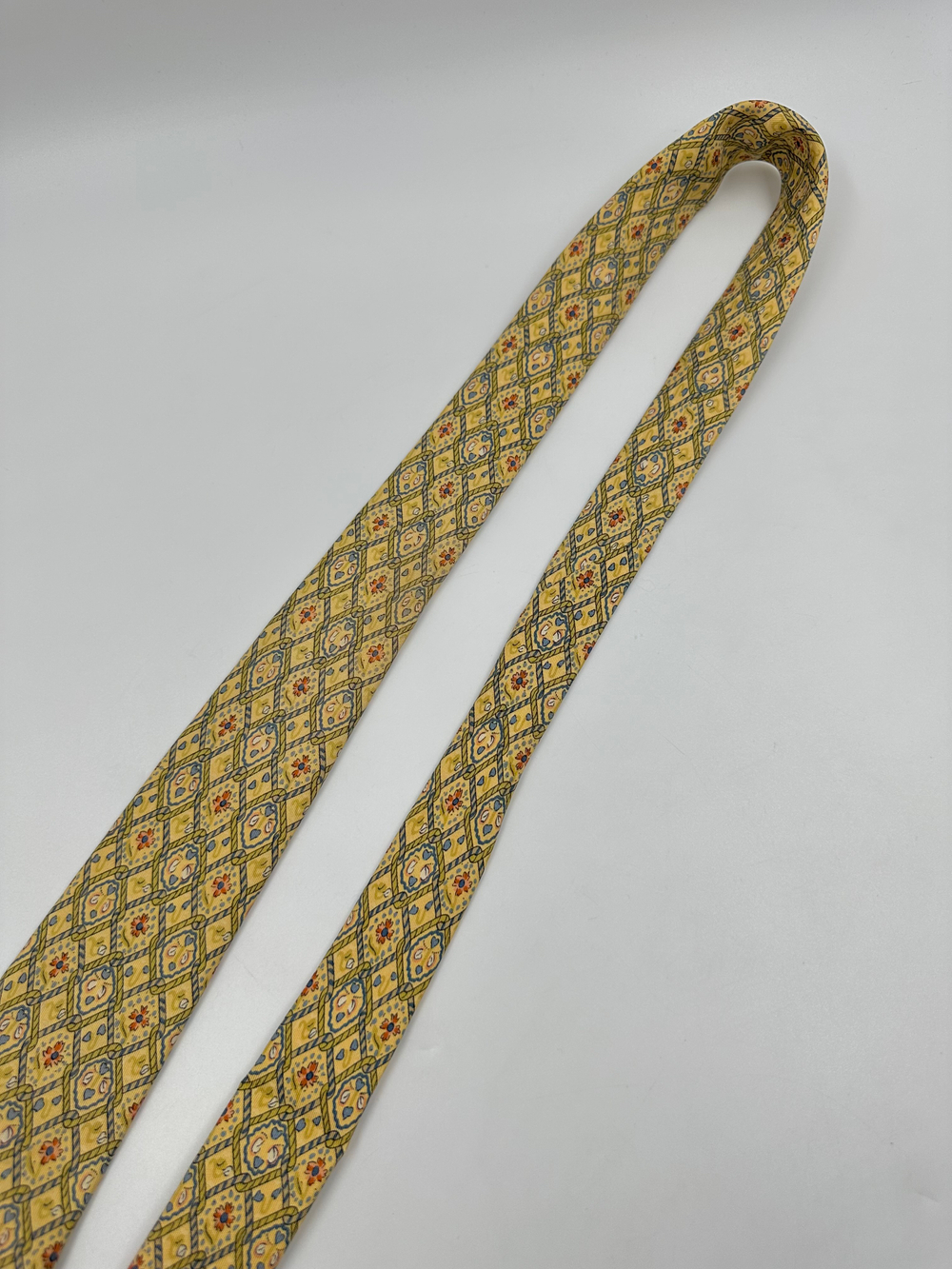 Галстук жёлтый Hermes