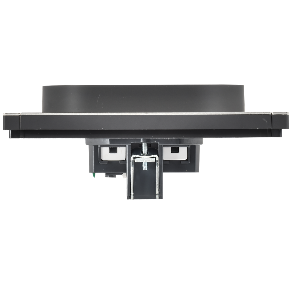 FORTE&PIANO Розетка 2-местная с заземлением без защитных шторок безвинтовое крепление 16А FP624M металл шампань IEK