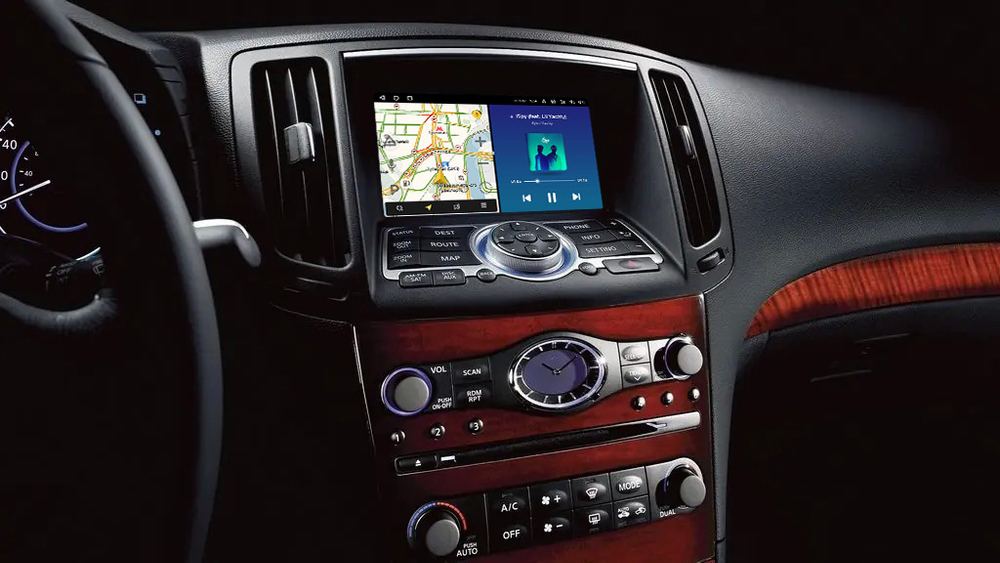 Мультимедиа блок для Infiniti G25, G37, Nissan Skyline (V36) 2010-2013 (с сенсорным экраном) - Radiola RDL-08IT на Android 12, Carplay, 4G SIM-слот, 8/128ГБ