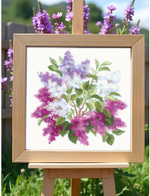 "Сиреневый цвет"-2030 вышивка