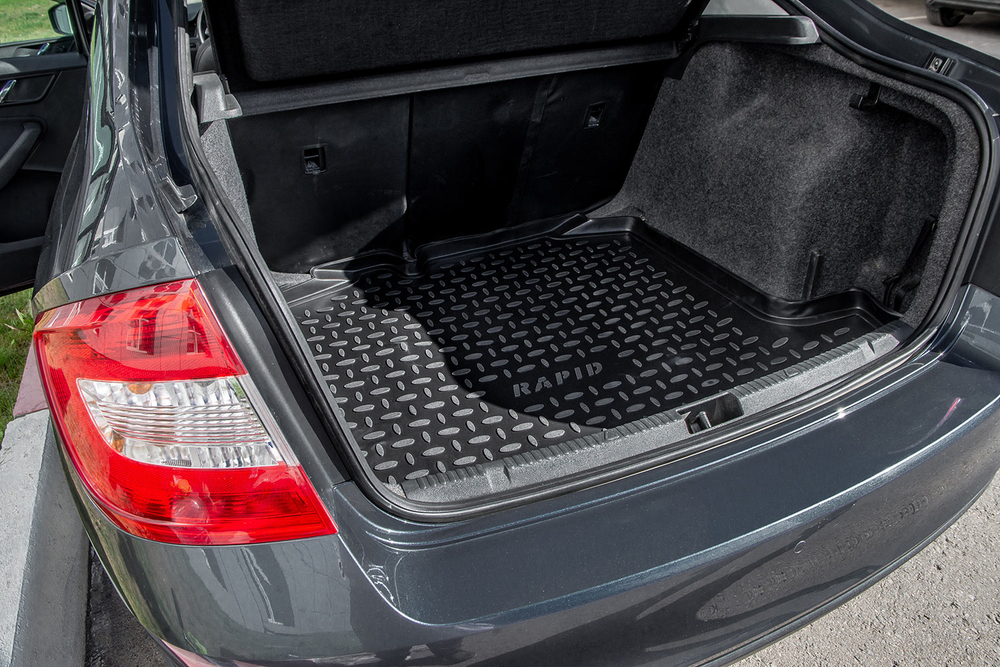 Коврики в багажник для Skoda Rapid 2012-2016 Seintex.85674