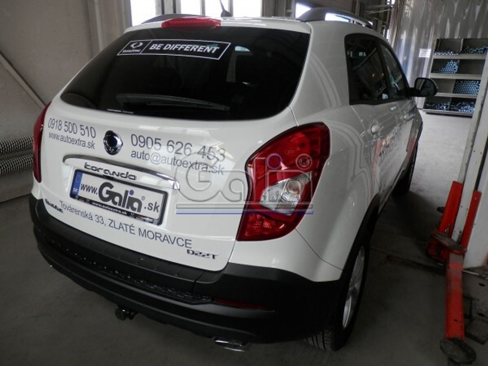 Фаркоп оцинкованный Galia S129C для Ssang Yong New Actyon 2011-(паспорт и сертификат в комплекте)(без электрики)
