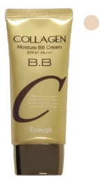 Enough Крем с коллагеном увлажняющий - Collagen moisture BB cream SPF47 PA+++, 50г