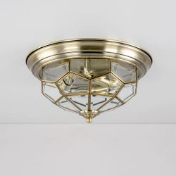 Citilux Витра-1 CL442530 Люстра потолочная витражная Бронза