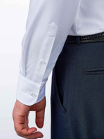 Сорочка мужская VESTER длинный рукав, цвет белый, бамбуковое волокно 51518 29