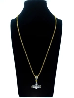 Цепь с подвеской Топор скандинавской оберег Гром Секира Тора