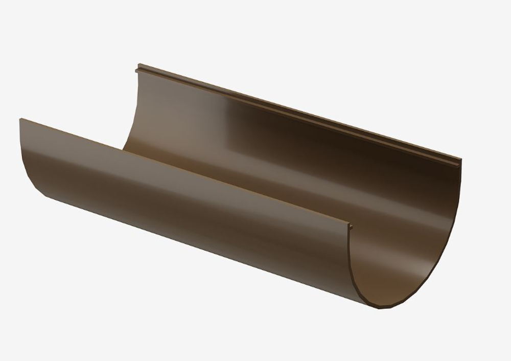 Docke STANDARD Желоб водосточный 120 мм * 3м (Темно-коричневый)