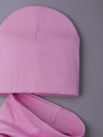 Шапка для девочки осенняя и снуд