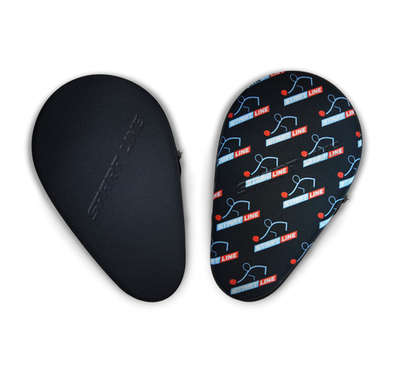 Чехол для теннисной ракетки формованный (черный)